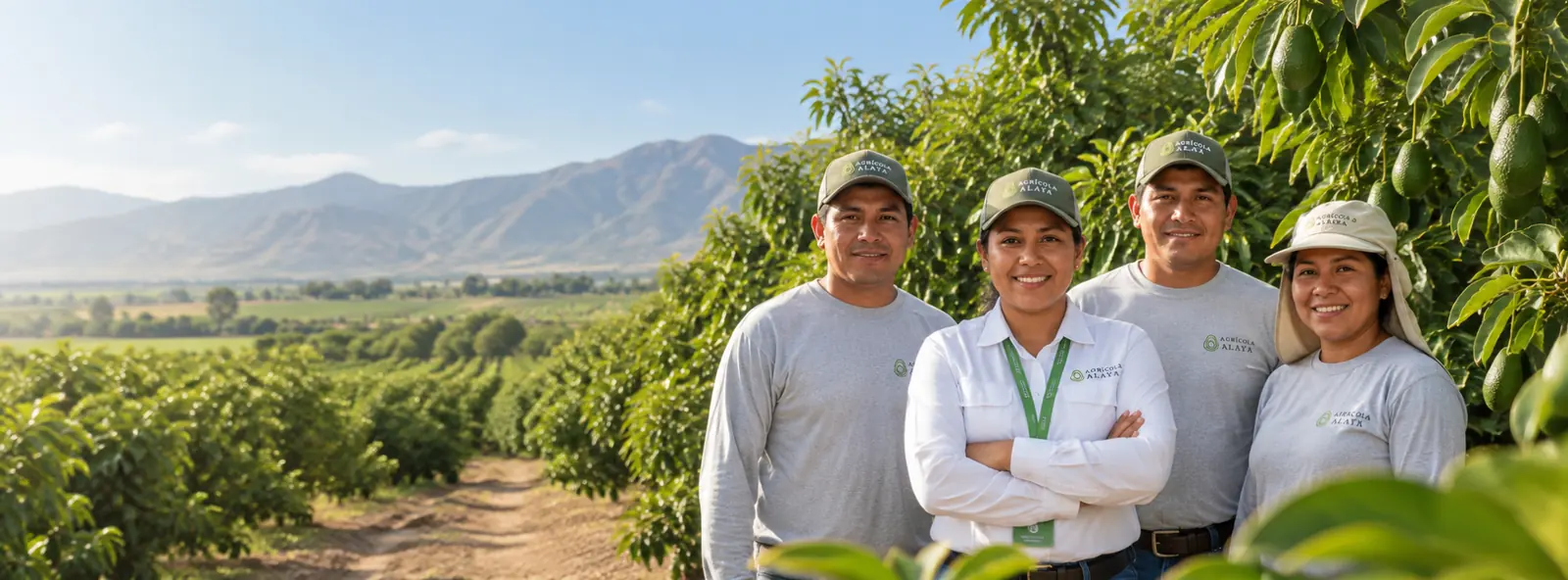 Equipo de Agrícola Alaya en campo